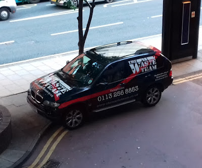 The Waste Team 'van' in Leeds