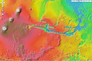 Google Maps API Mars Elevation Mode