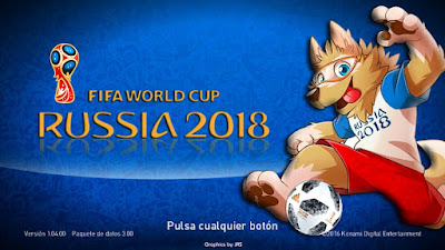 PES 2018 / PES 2017 Graphic Menu World Cup 2018 Russia v2 by JAS