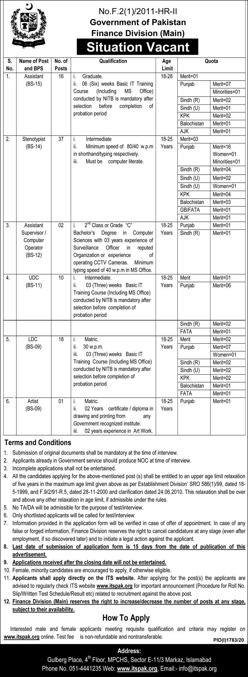 284+Vacancy Finance Division Jobs October 2020