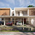 6000 sq-ft flat roof contemporary 5 BHK house
