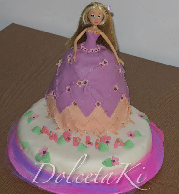 torta vestito barbie