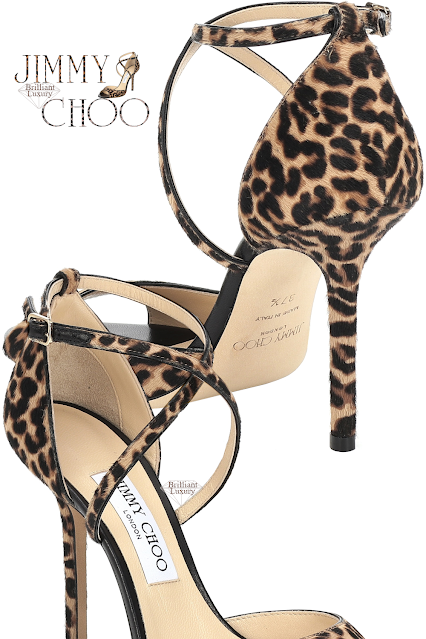 ♦Jimmy Choo Emsy animal print dalf hair sandal #jimmychoo #shoes #brilliantluxury