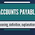 Accounts payable