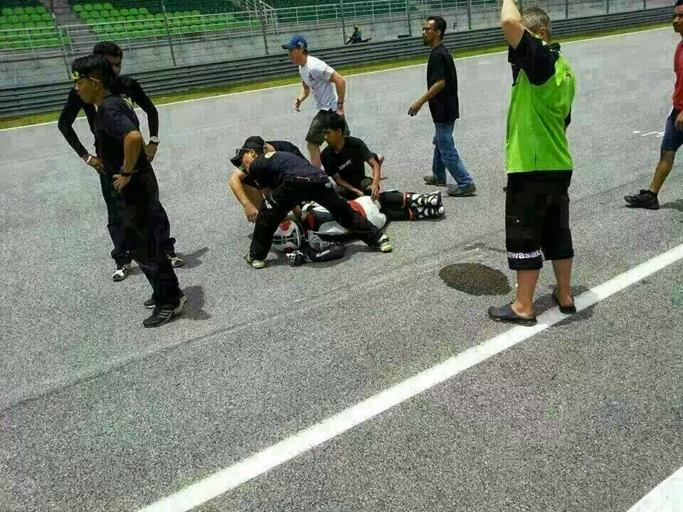 Hafidz Syahrin Kemalangan Basikal