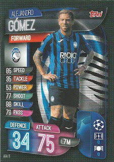 Topps Match Attax UEFA Champions League 2019-2020 (International Variant) Atalanta BC Set