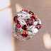 Gemstone diamond rings 