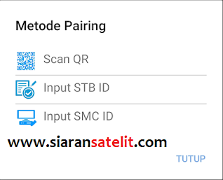 Pairing Receiver TiviPlus