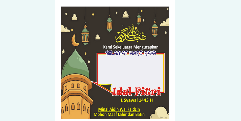 twibbon hari raya lebaran