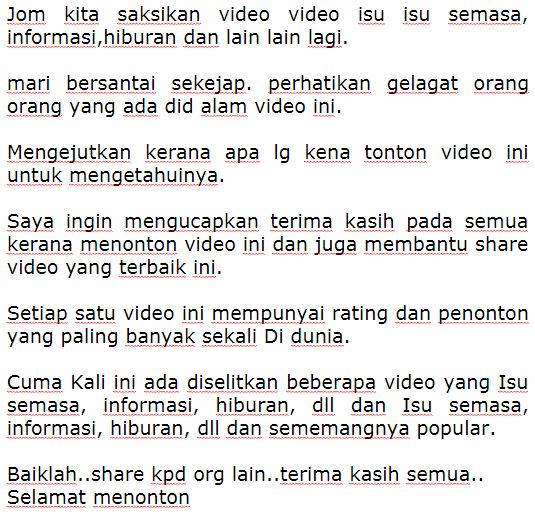 Duk Tepi Tu Nangis2 Apehalmenyusahkan Orang Betul La