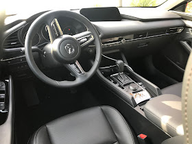 Interior view of 2020 Mazda3 Hatchback AWD