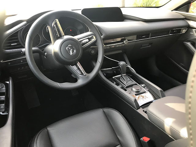 Interior view of 2020 Mazda3 Hatchback AWD