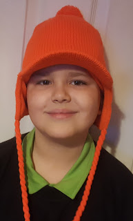 Dan Jon Jr with his new Neon Orange Hat