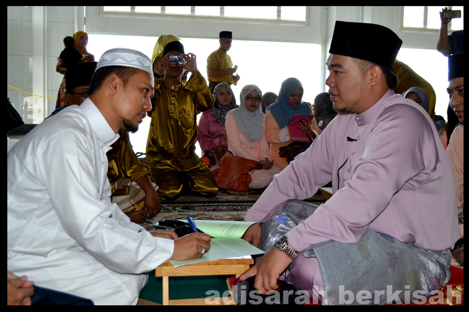 Adisarah berkisah: Ikatan Hazwan dan Eida: Akad nikah