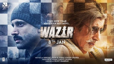 Wazir 2016 Movie Poster and Release Date