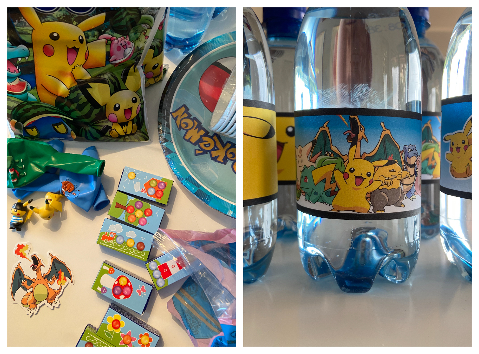 δώρα πάρτυ παιδικό ποκεμον πικατσου pokemon pikatchu favors σακουλάκια