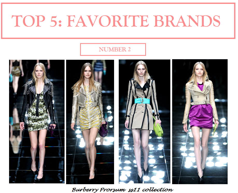 Top 5: My favoryte brands...Number 2