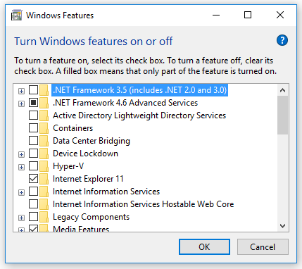 Mengatasi Masalah Gagal Install Net Framework 3.5