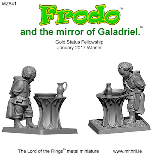 Frodo and the mirror of Galadriel