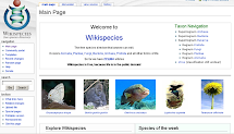 Wikispecies