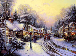 Lukisan Pemandangan Indah Oleh Thomas Kinkade