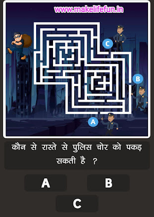 Bhool bhulaiya, maze puzzle, thief Puzzle,