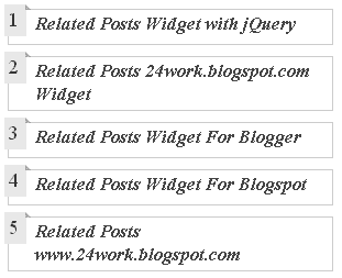 Related Posts Widget