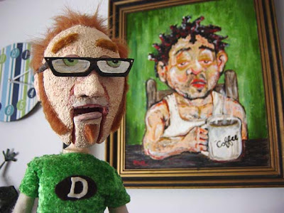 Dave Hervey Puppet and Painting