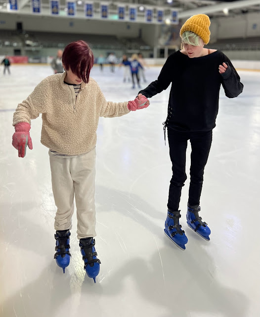 Madmumof7's children skating