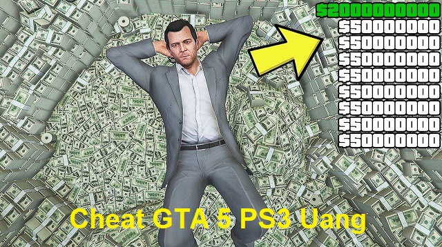  masih menjadi incaran para gamer terutama para player GTA Cheat GTA 5 PS3 Uang Terbaru