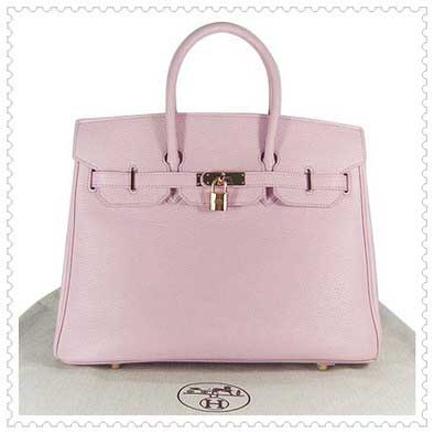 Hermes Birkin 35CM Handbag Light Pink Gold