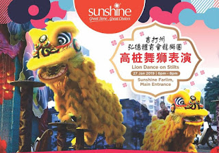 Lion Dance Performance at Sunshine Farlim (27 January 2019)