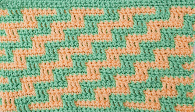 2 Crochet Imagen Maravillosa puntada geométrica a crochet ganchillo por Majovel Crochet facil sencillo bareta paso a paso DIY