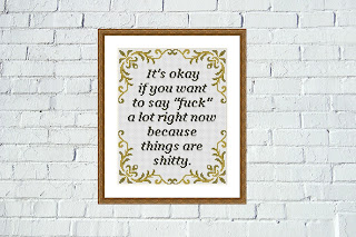 Its okay subversive cross stitch - Tango Stitch