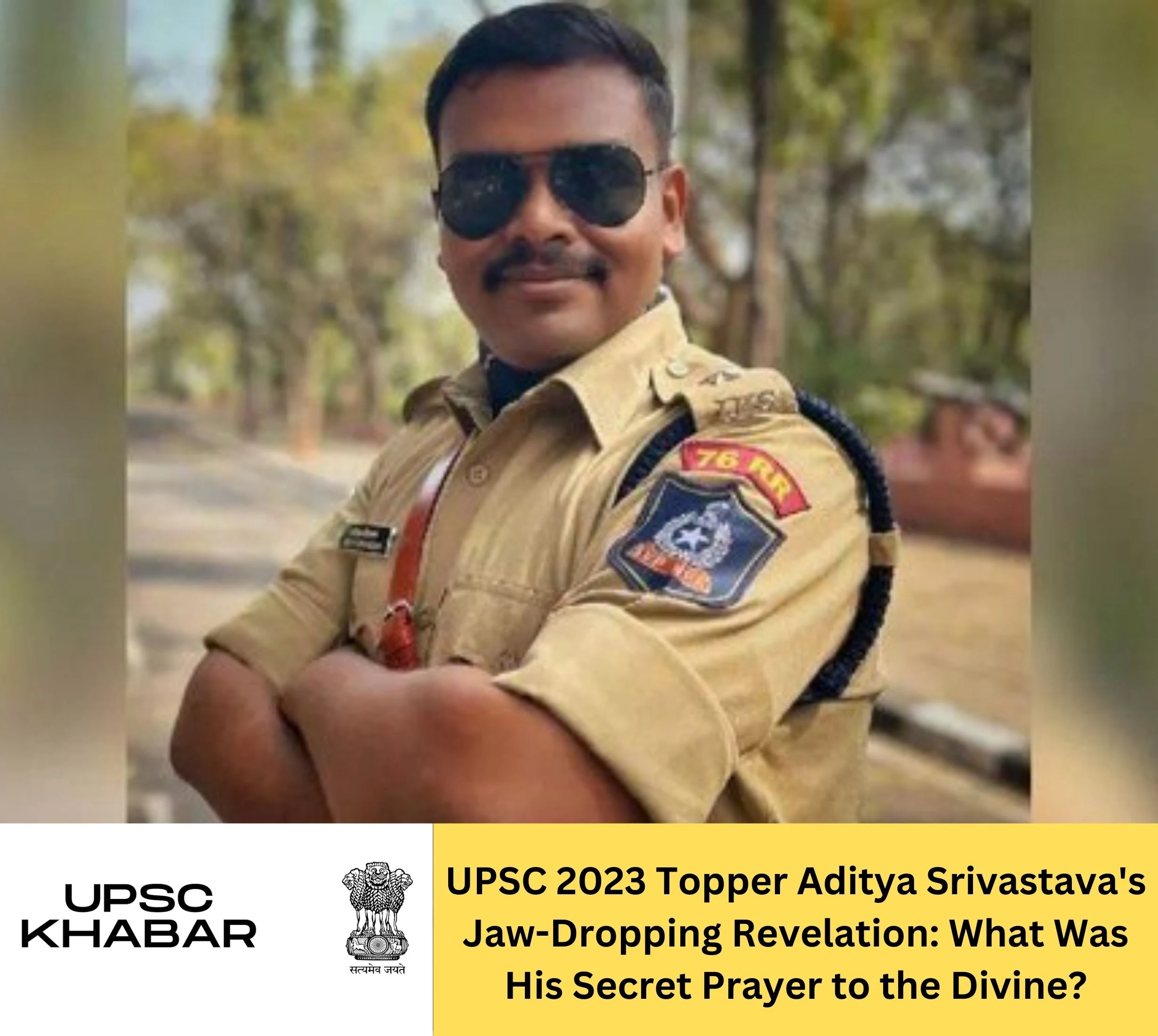 UPSC 2023 Topper Aditya Srivastava's Jaw-Dropping Revelation: What Was His Secret Prayer to the Divine?