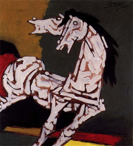 M. F. Husain's Biography and Paintings