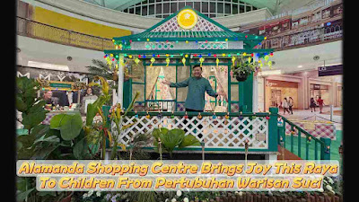 Alamanda Shopping Centre Spreads Hari Raya Cheer To Children of Pertubuhan Warisan Suci This Raya