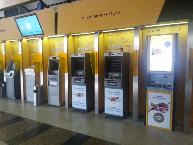 tukar kad debit Maybank yang baru di kiosk