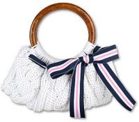 white sweater handbag