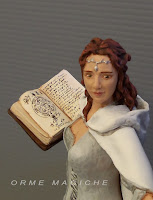cake topper personalizzati statuina sposa maga con libro incantesimi e diadema sposini fantasy orme magiche milano