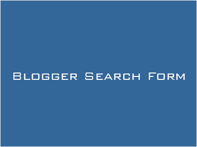 How to Add Search Form on Blogger Theme