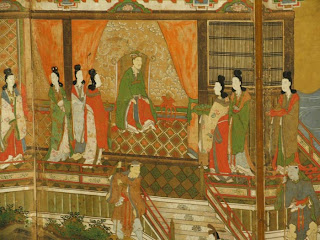 Japanese painted screen Gloucester, Massachusetts