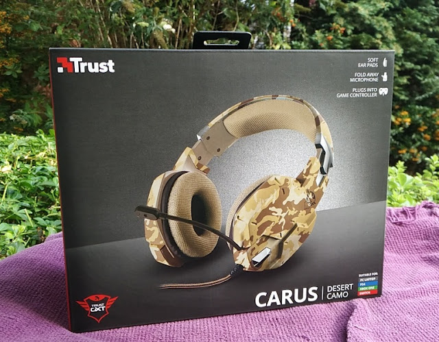 Trust Gxt 322 Carus Desert Camo Gaming Headset With Boom Mic Gadget Explained Reviews Gadgets Electronics Tech