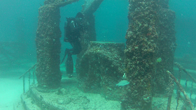 Mausoleo submarino Neptune Memorial Reef