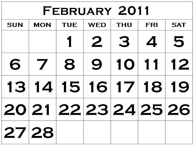 2011 calendar february and march. 2011 calendar february and