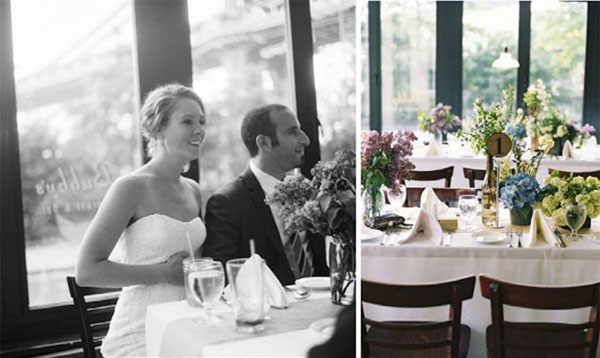 For a minute I was thinking maybe potted plants that wedding guests could 