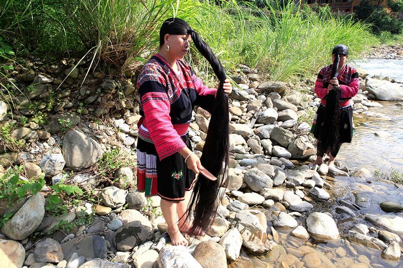 china long hair village, long chinese hair, yao women, yao women hair, hair village, huangluo yao village hair, huangluo village, huangluo, women with long hair, long hair village, chinese long hair