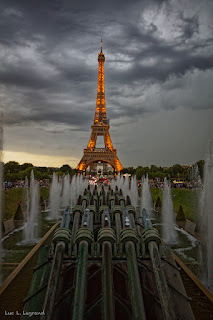 Paris thunderstorm