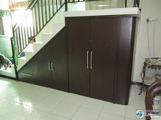 Semarang Furniture - Pesan Furniture Lemari Bawah Tangga Bahan Multiplek HPL 