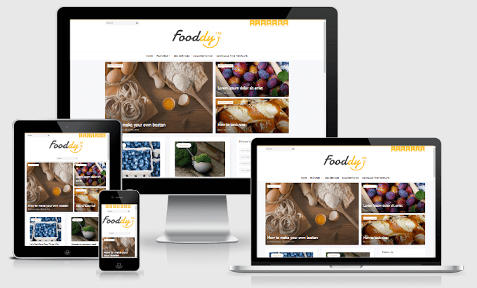 Fooddy - Responsive Food Blogger Template